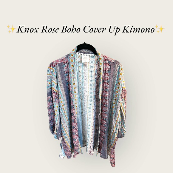 ✨Knox Rose Boho Cover Up‎ Kimono. Size XL/XXL✨ - Picture 7 of 11
